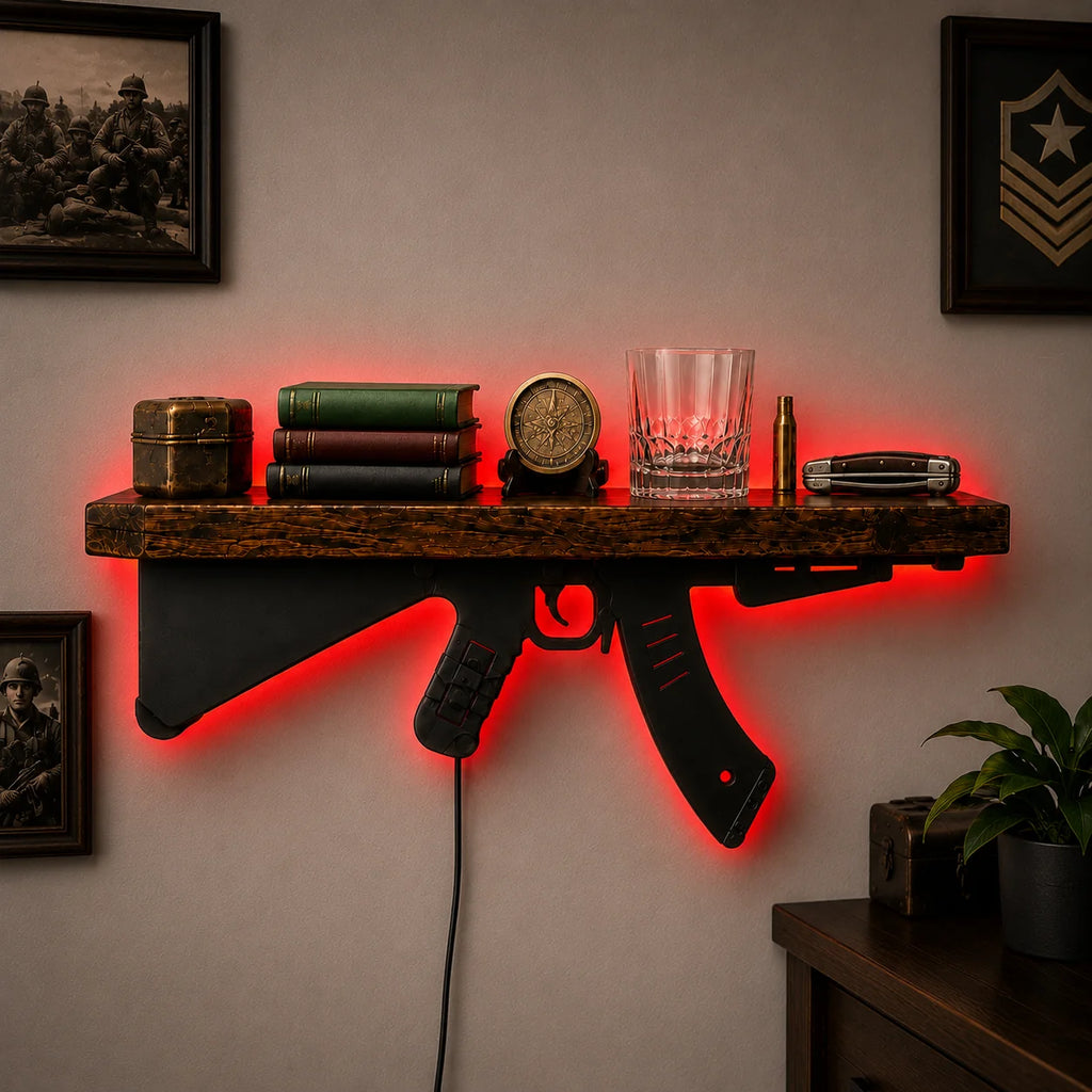 Battle Glow LED Wall Shelf