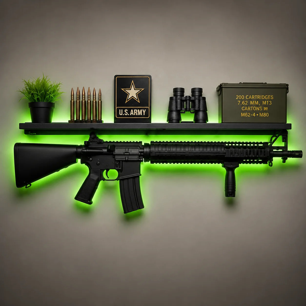 Battle Glow LED Wall Shelf